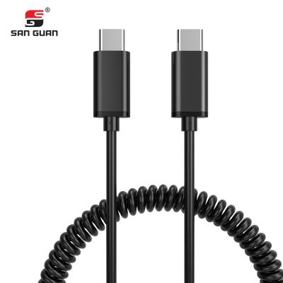 Spring Type-C Cable PVC（black）